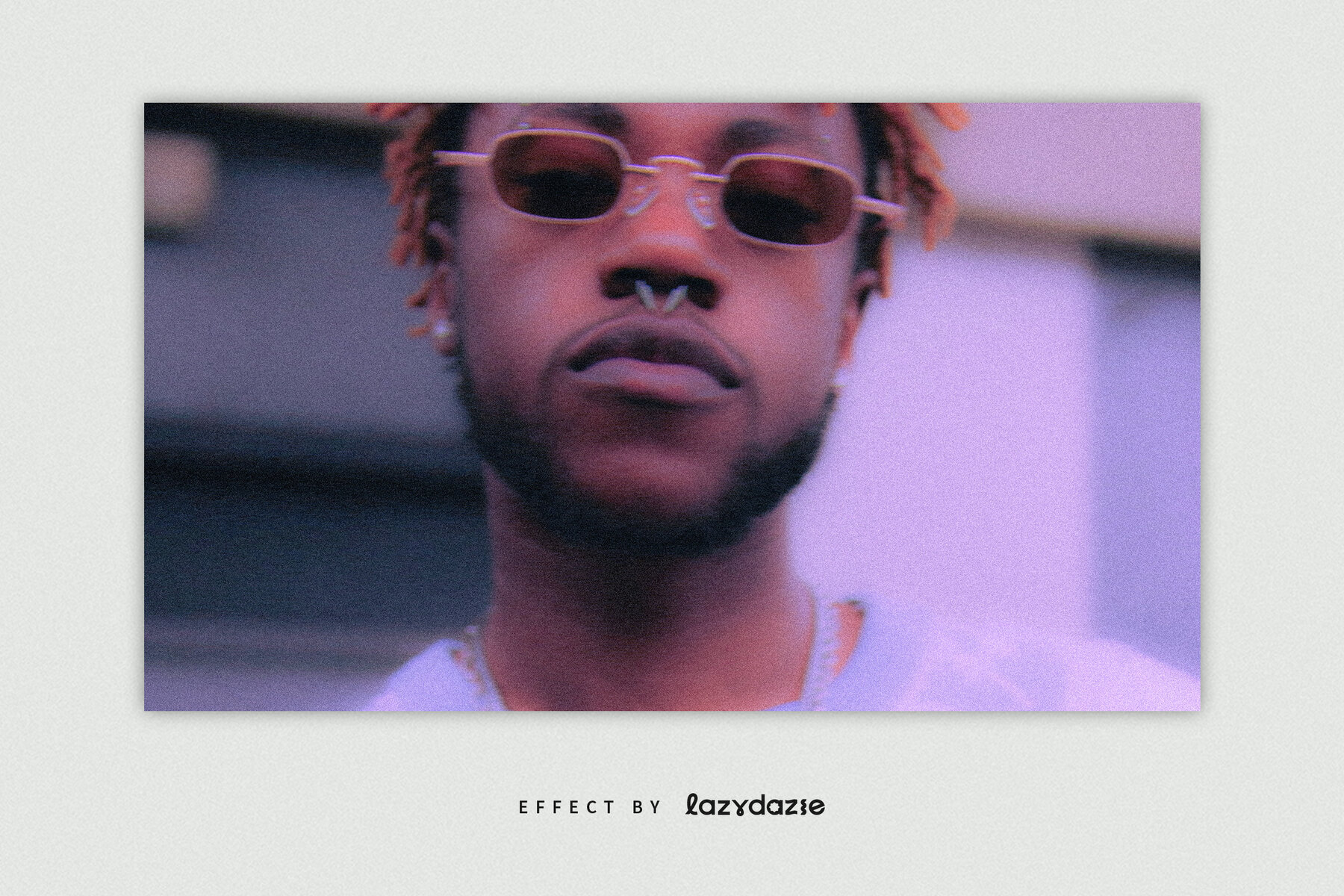 Vintage Photograph Image Effect Mockup 5