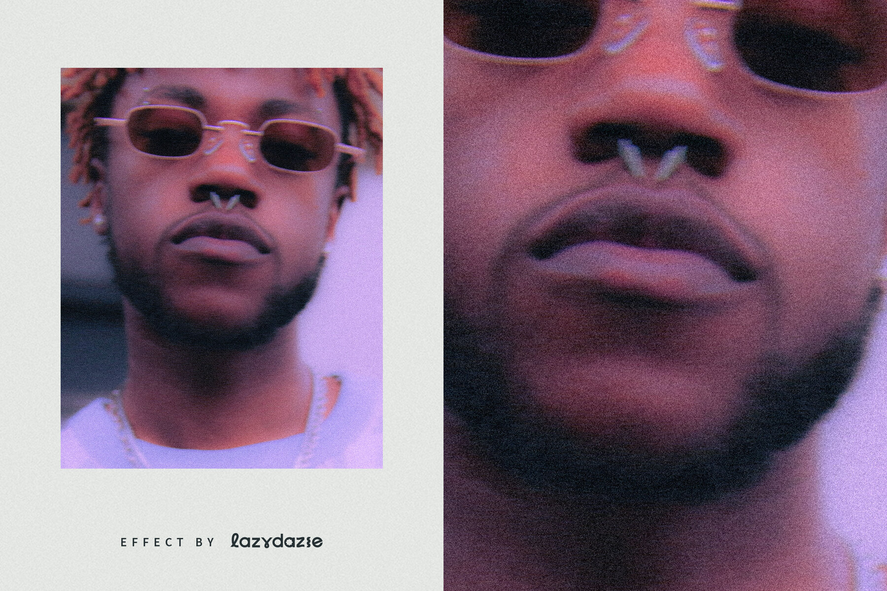 Vintage Photograph Image Effect Mockup 6