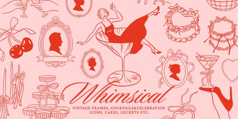 Whimsical Vintage Frame Collection