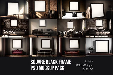 Frame Psd Mockup Pack