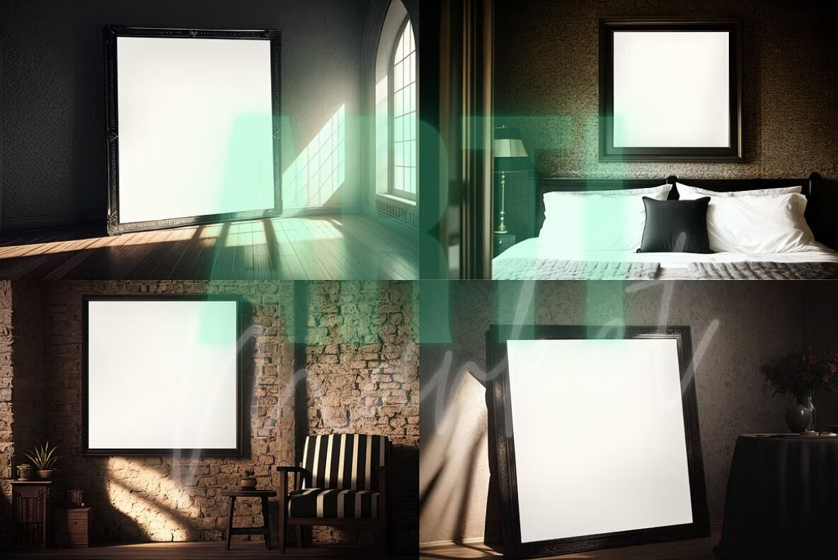 Frame Psd Mockup Pack 3