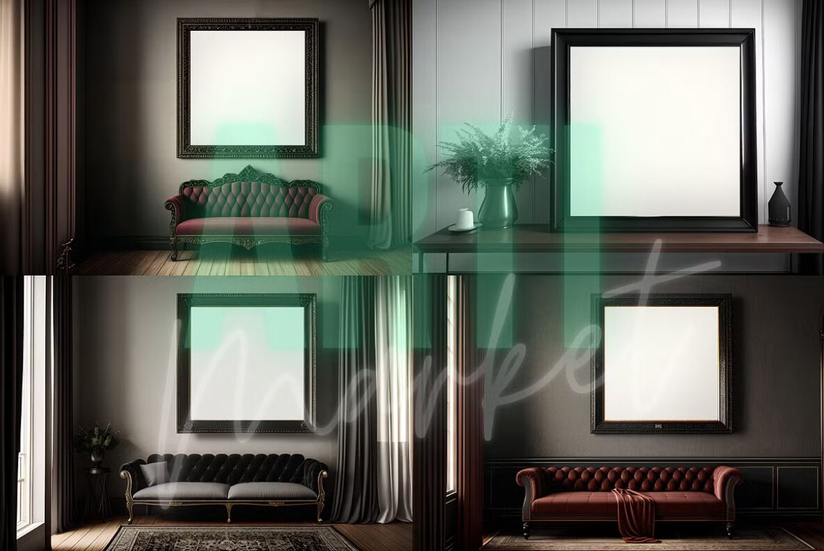 Frame Psd Mockup Pack 5