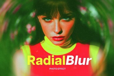 Vibrant Spinning Photo Template