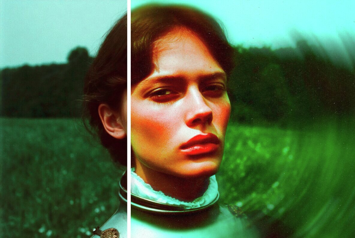 Vibrant Spinning Photo Template 5