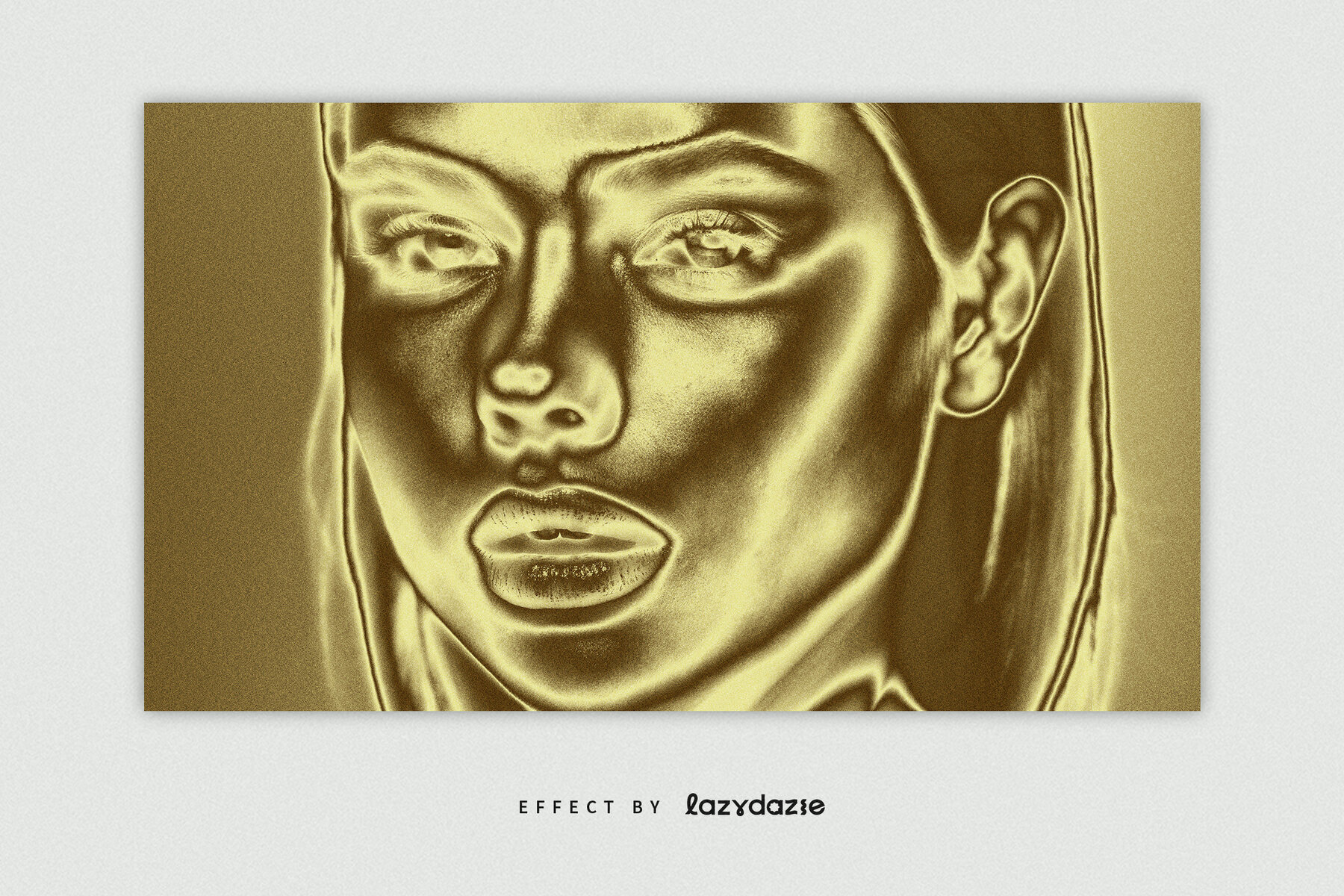 Golden Hour Image Effect Mockup 3