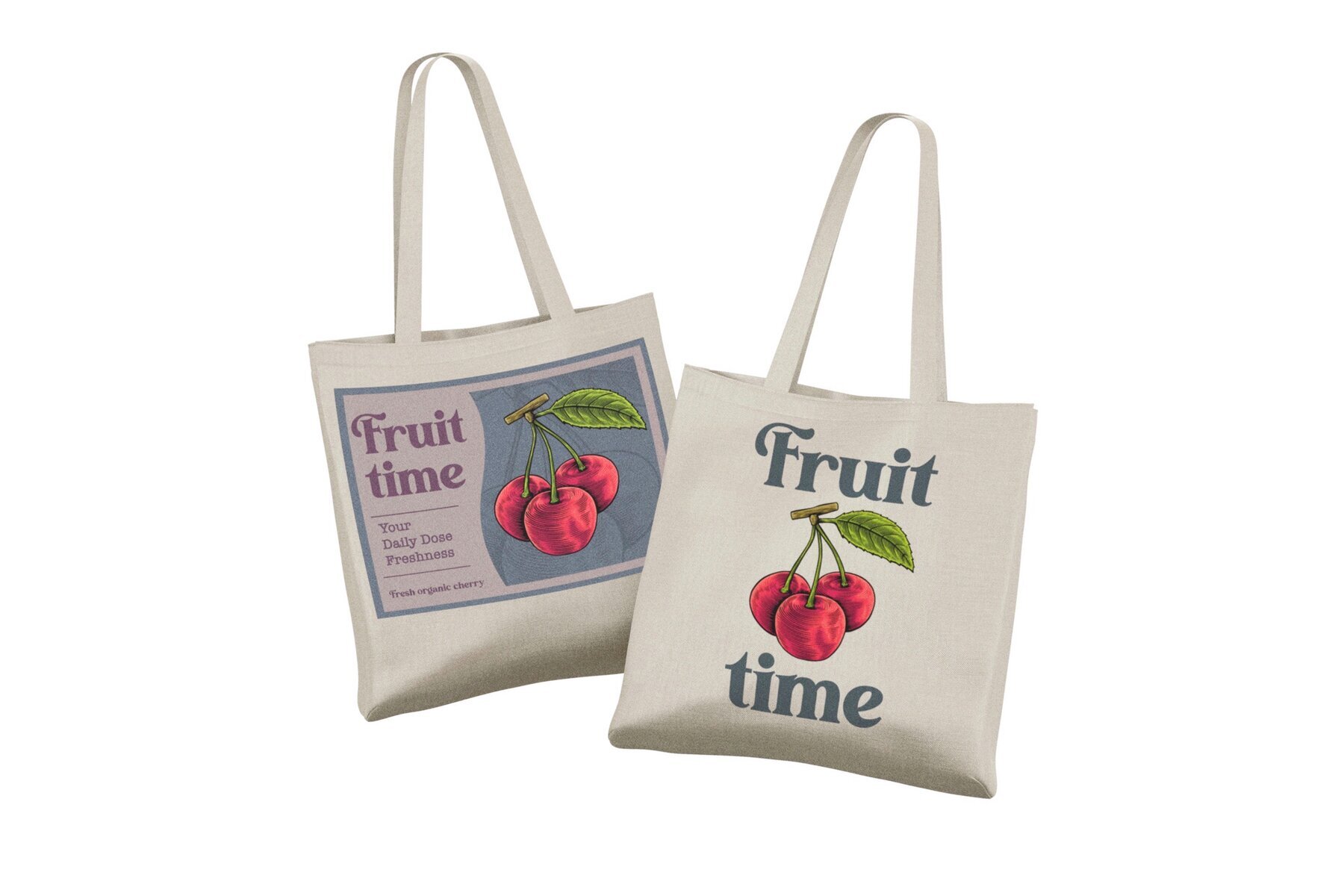 Vintage Cherry Vector Art 2