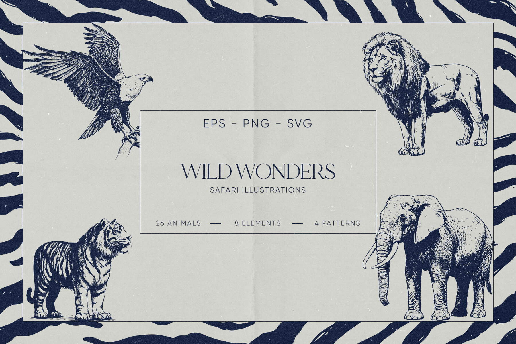 Wild Wonders Safari Illustrations 1
