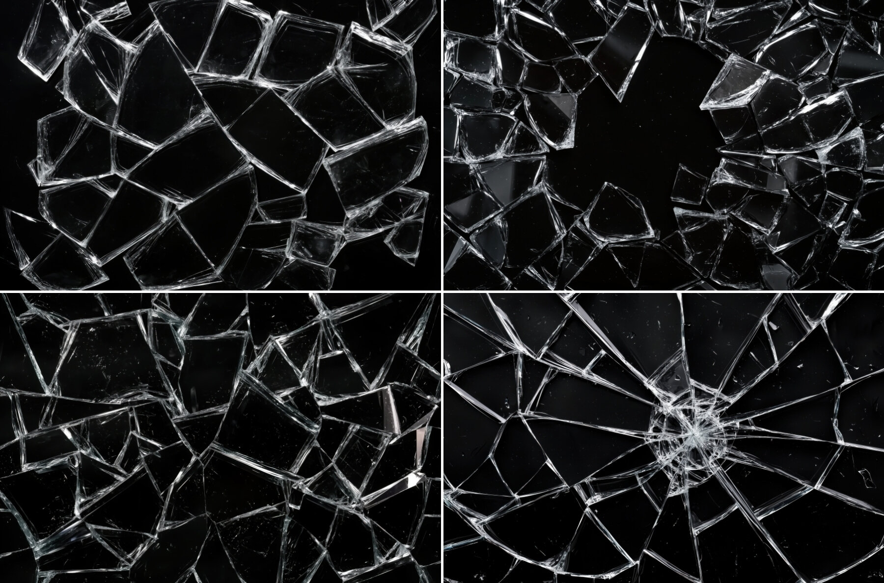 25 Broken Glass Overlays 4