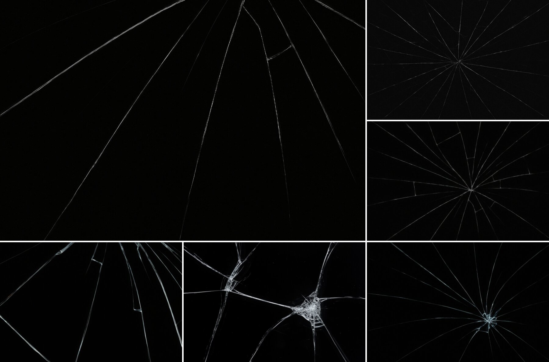 25 Broken Glass Overlays 7