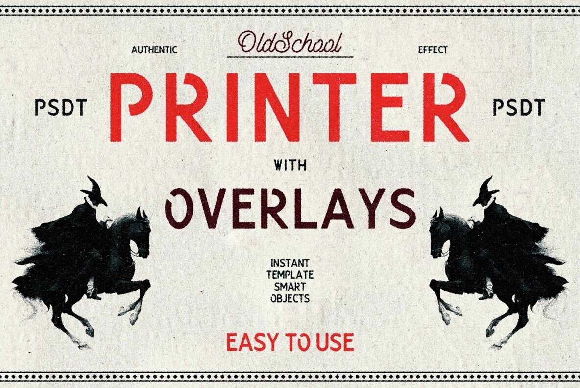 Oldschool Printer Template 1