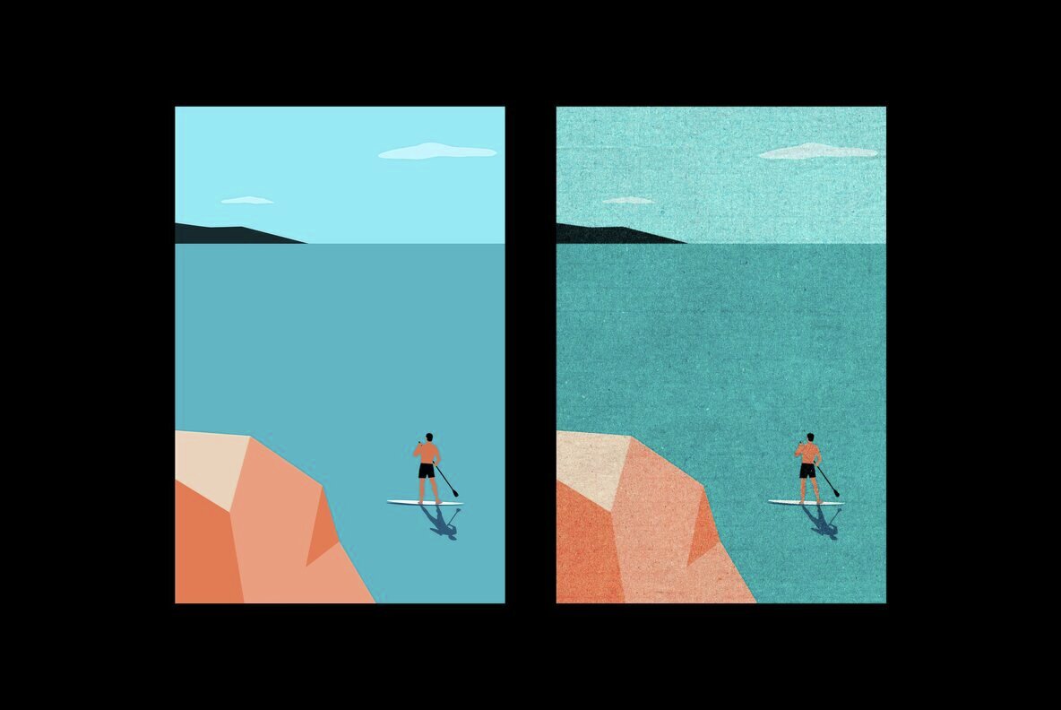 Oldschool Printer Template 4