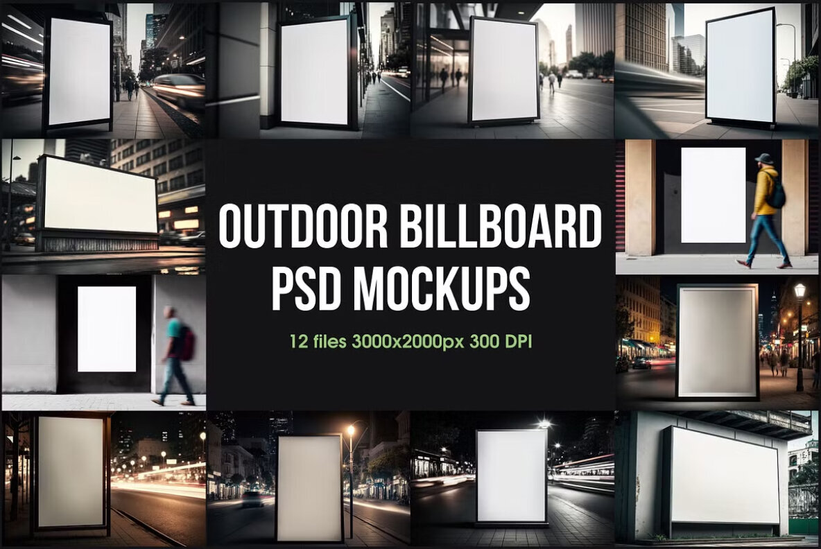Billboard Mockup Advertising Psd 1