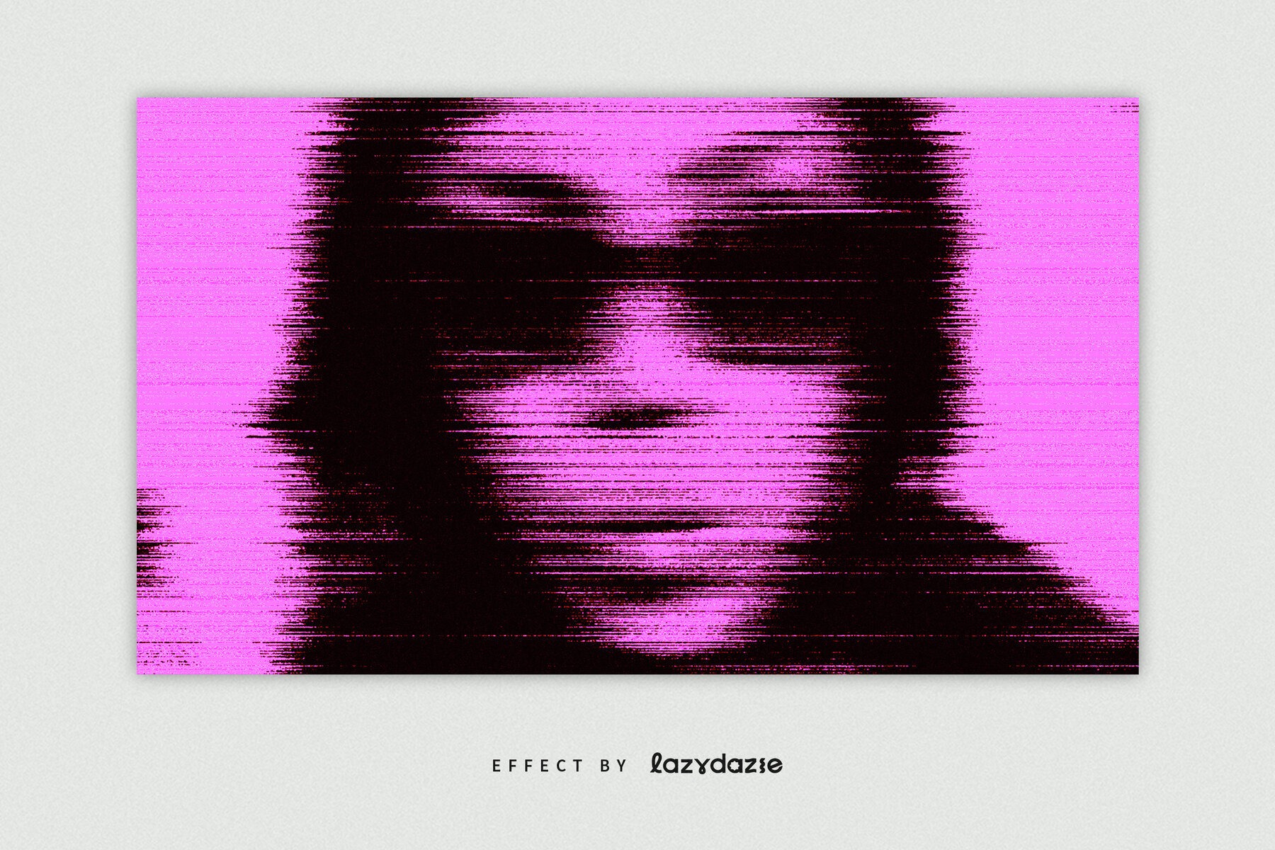 Distorted Grain Image Effect Mockup 3