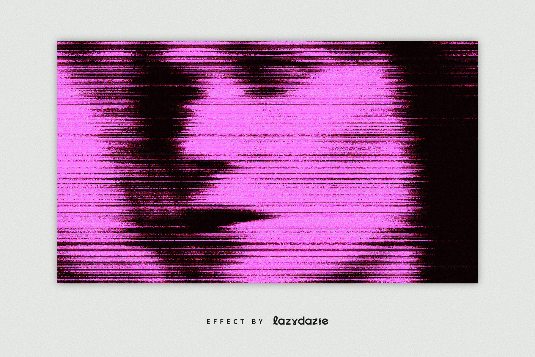 Distorted Grain Image Effect Mockup 4