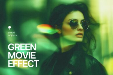 Green Movie Photo Template