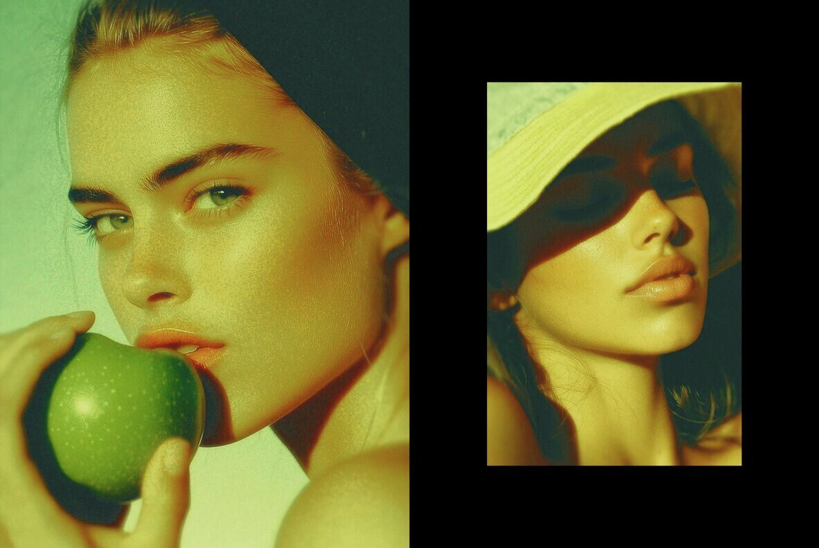 Green Movie Photo Template 2