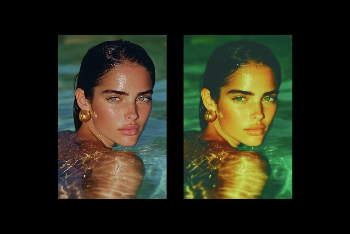 Green Movie Photo Template 4