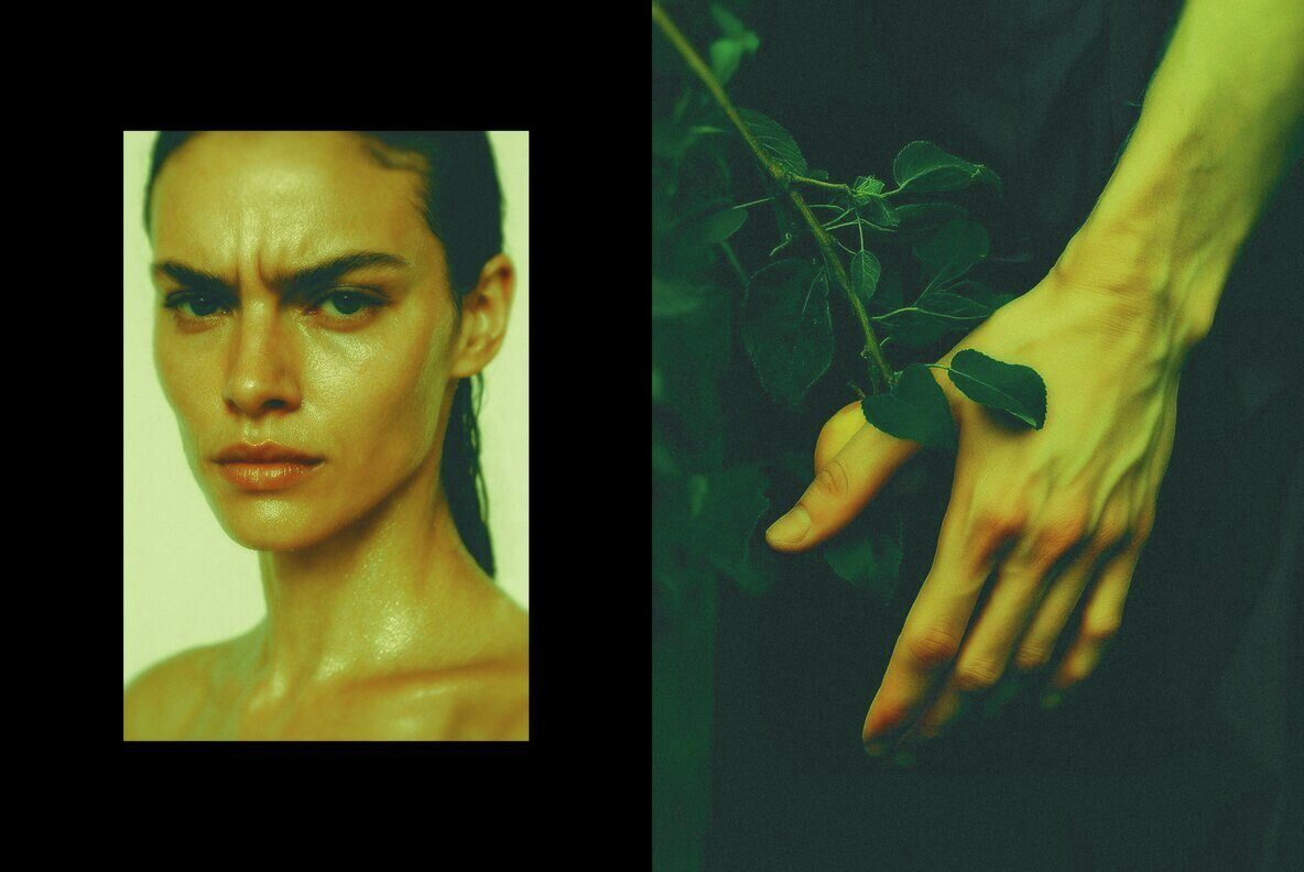 Green Movie Photo Template 6