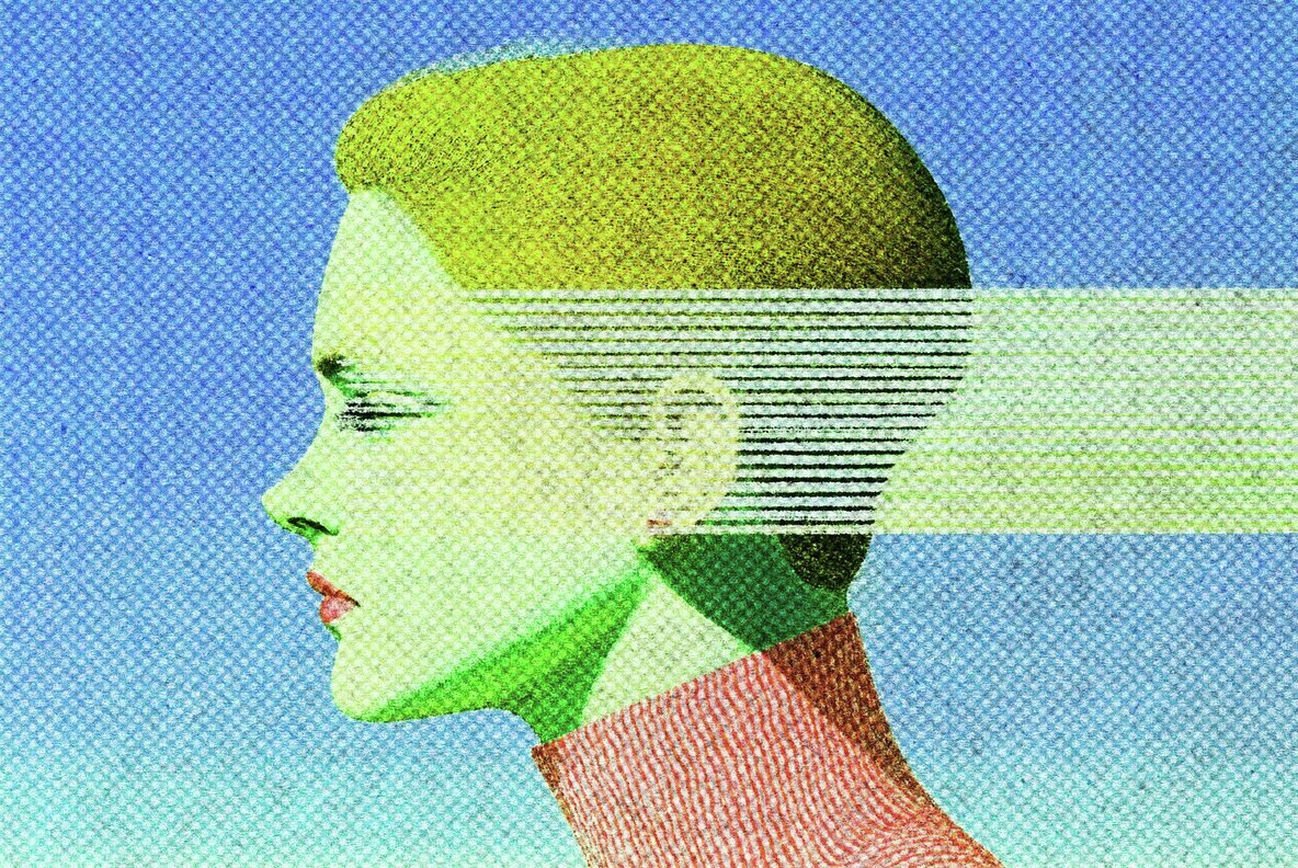 Retro Halftone Printer Template 7