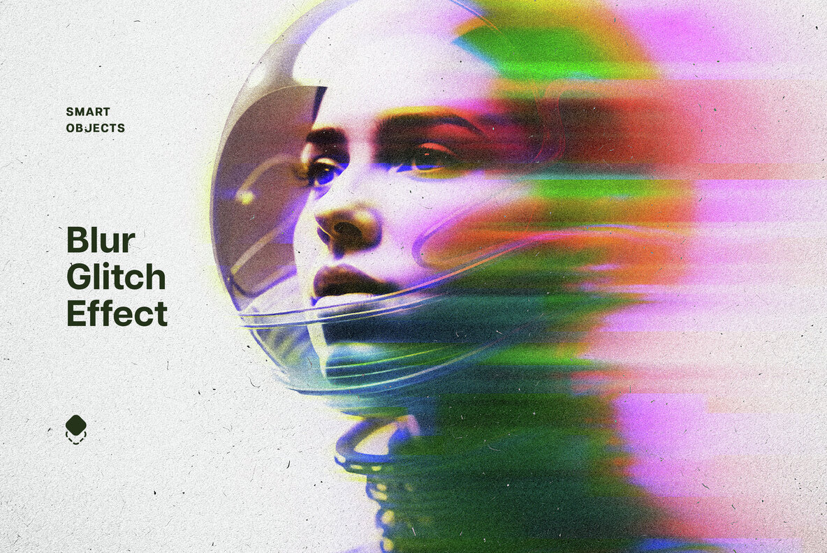 Blur Glitch Photo Effect 1