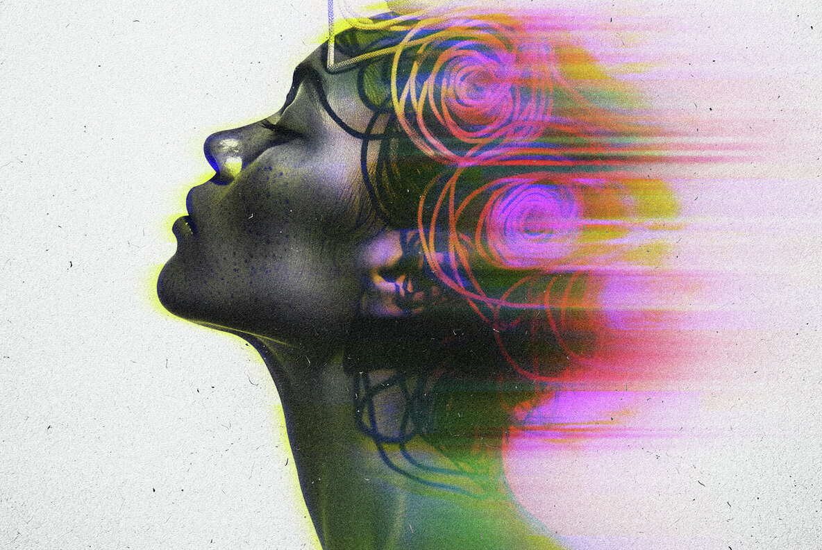 Blur Glitch Photo Effect 5