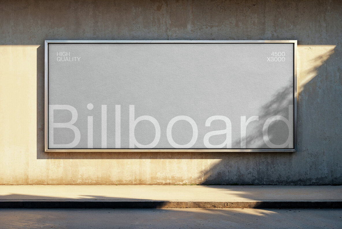Outdoor Billboard Mockup 4