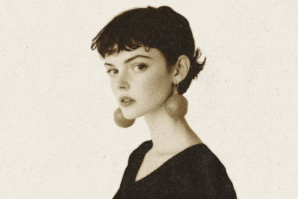 Retro Print Photo Template 3