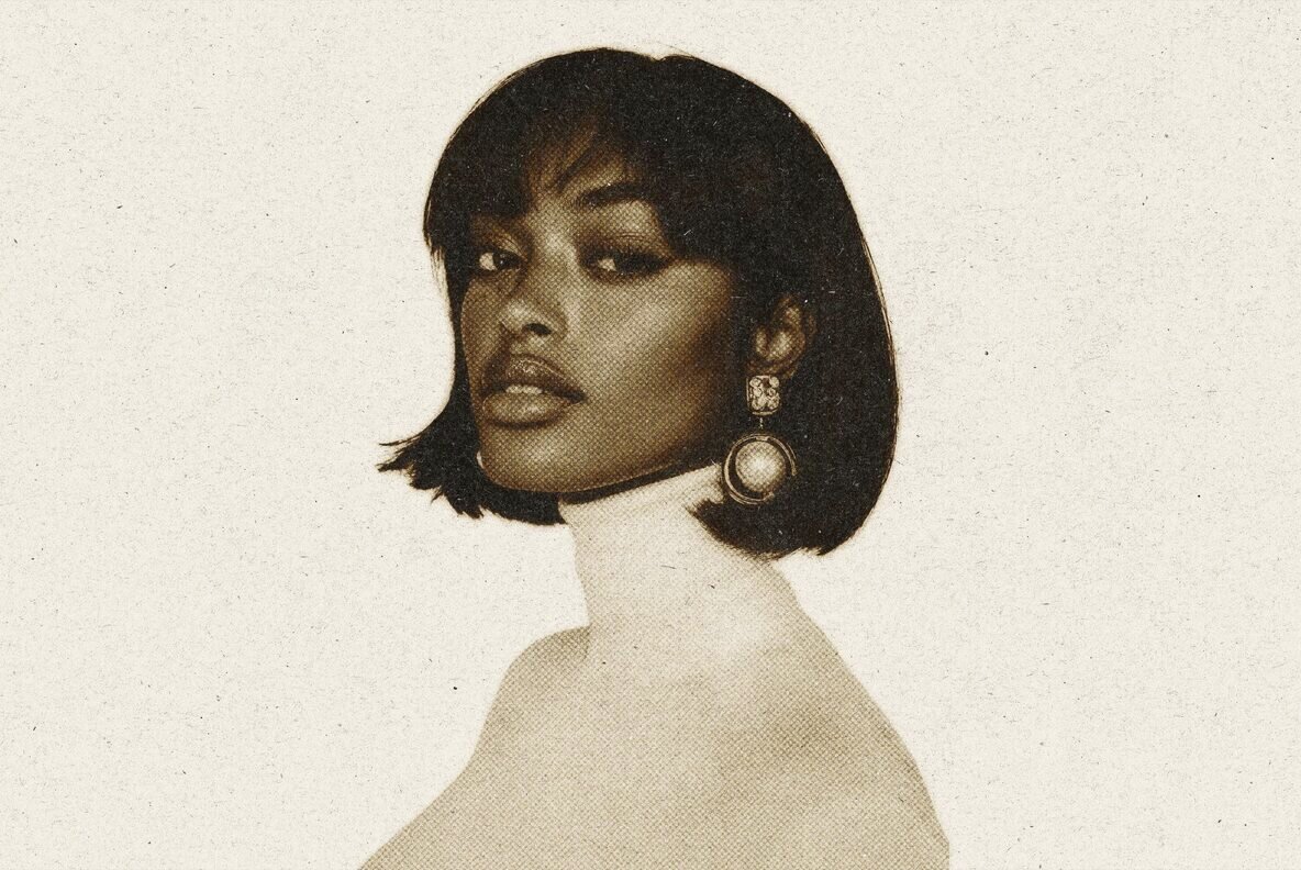 Retro Print Photo Template 7