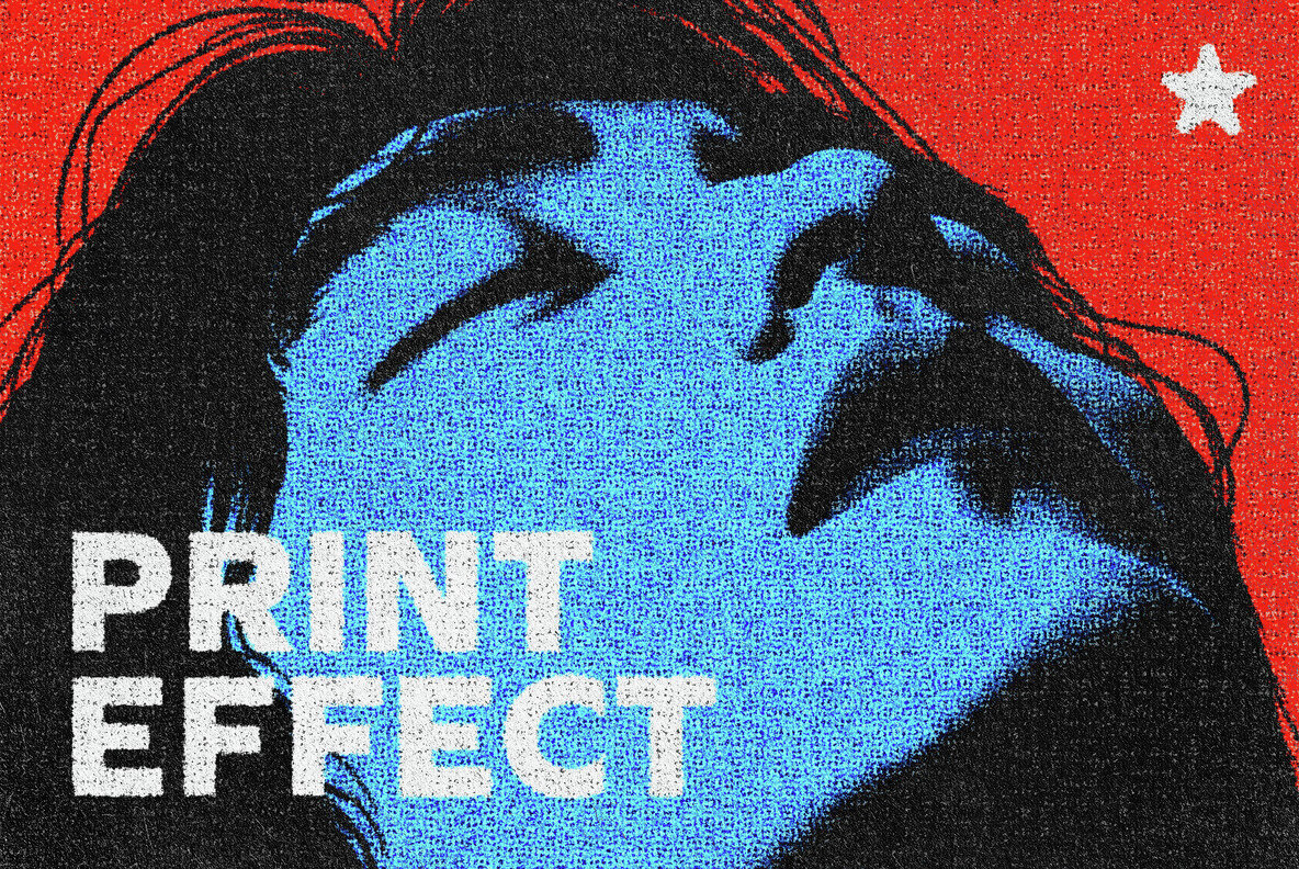 Grain Printed Effect 1