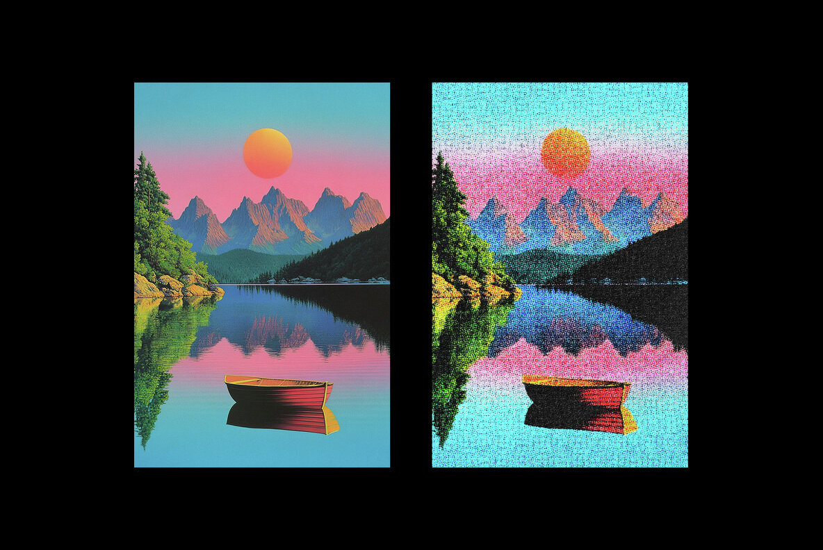 Grain Printed Effect 5