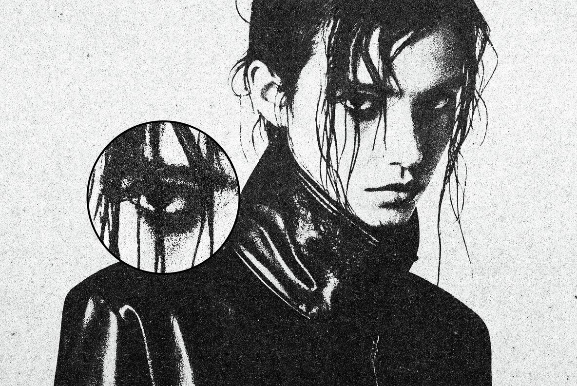 Retro Copy Print Photo Effect 9