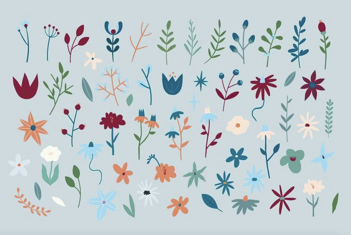 Scandinavian Houses and Flowers 5