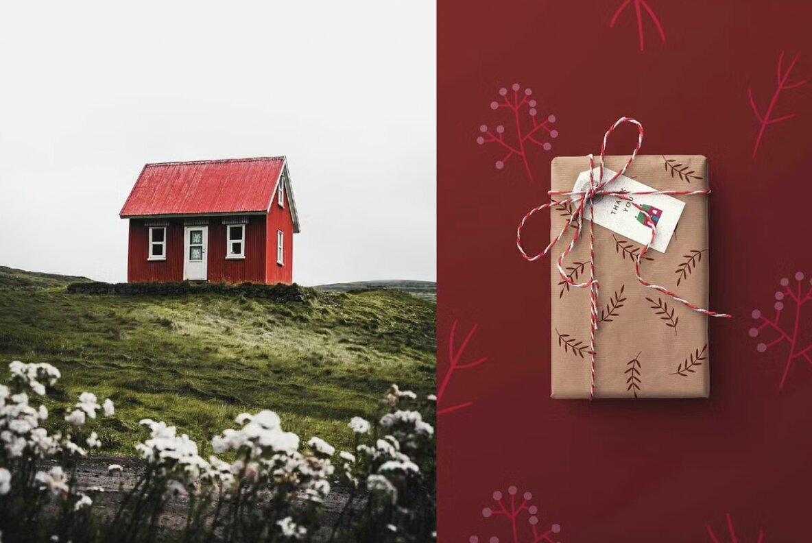 Scandinavian Houses and Flowers 6