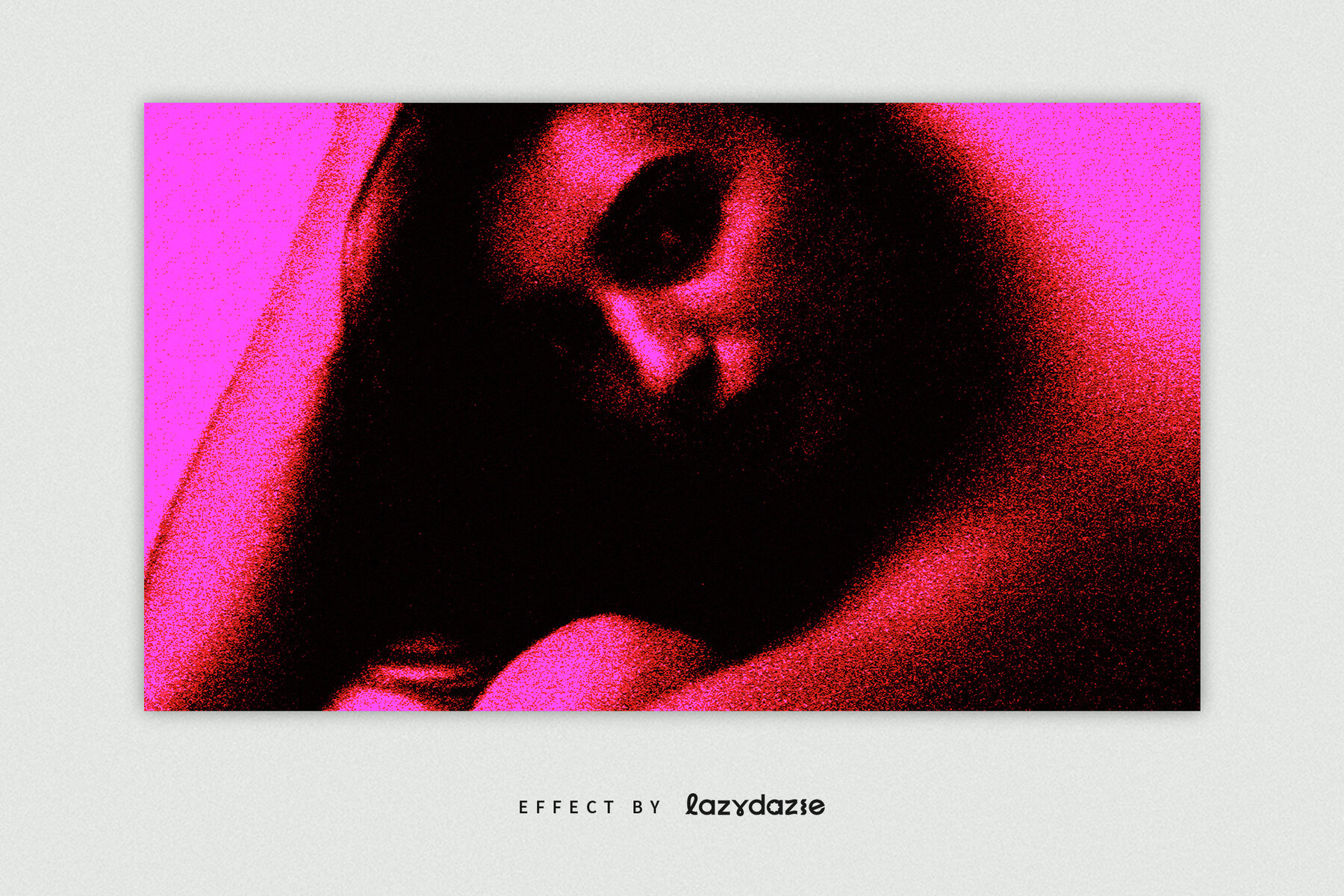 Dissolving Grain Image Effect Mockup 4