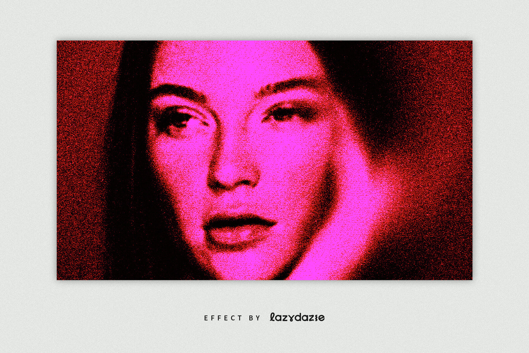 Dissolving Grain Image Effect Mockup 5