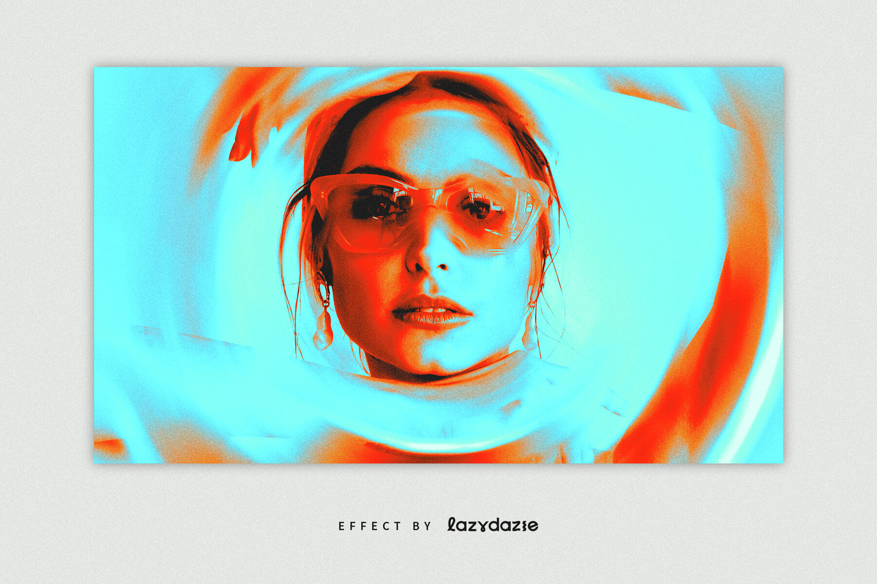 Spinning Blur Image Effect Mockup 2