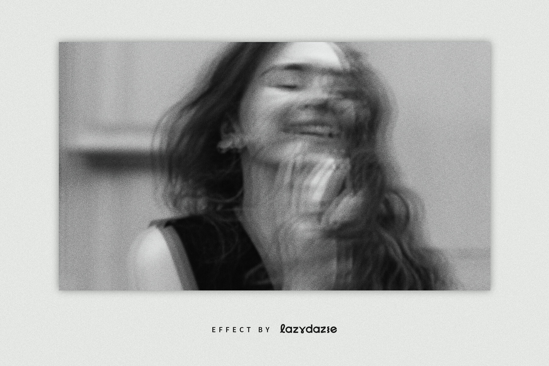 Noisy Blur Image Effect Mockup 2