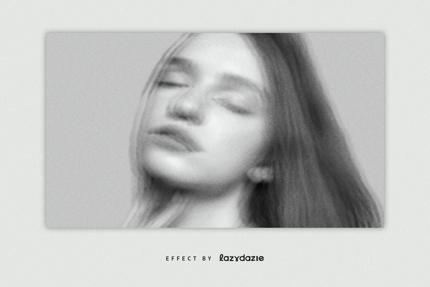 Noisy Blur Image Effect Mockup 3