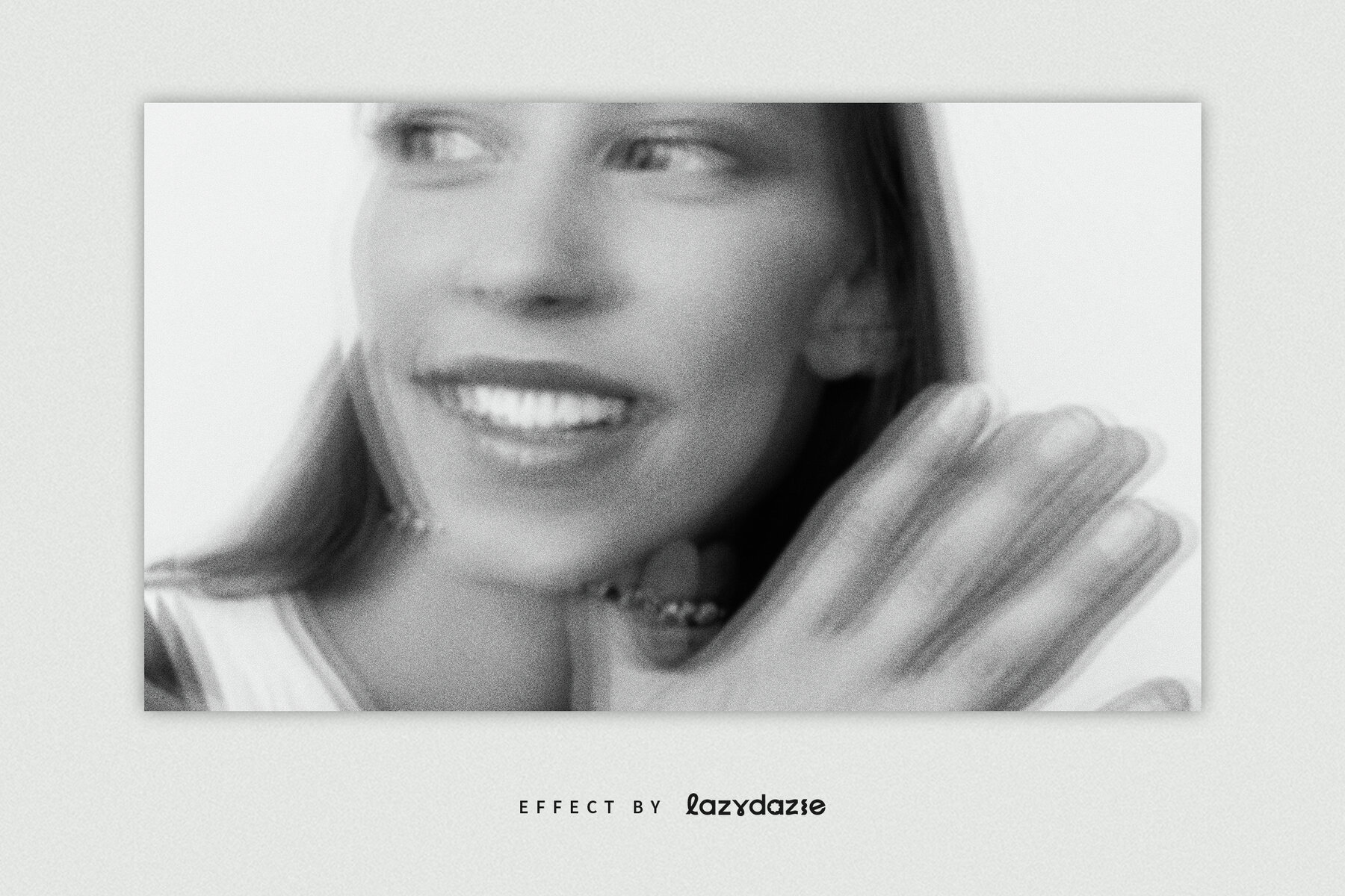 Noisy Blur Image Effect Mockup 4