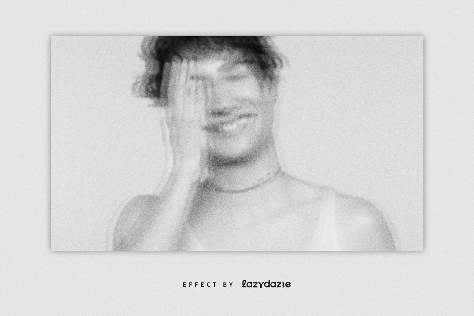 Noisy Blur Image Effect Mockup 5