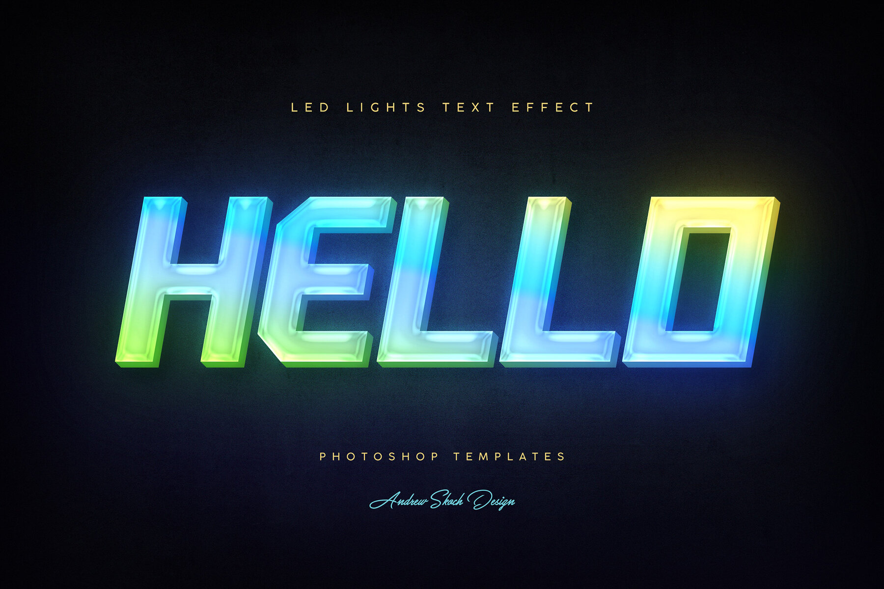 Led Lights Text Effects 6