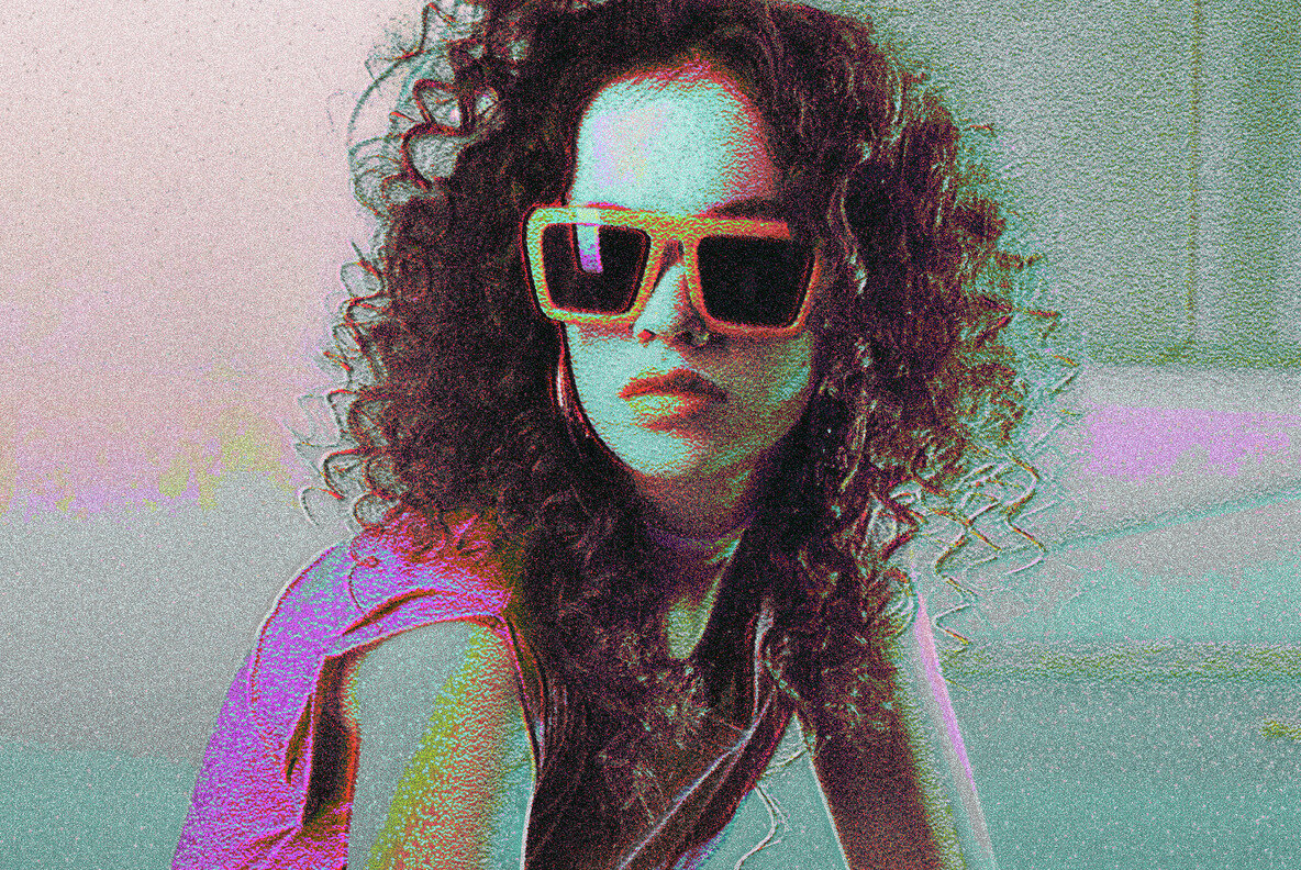 Old VHS Glitch Photo Effect 5