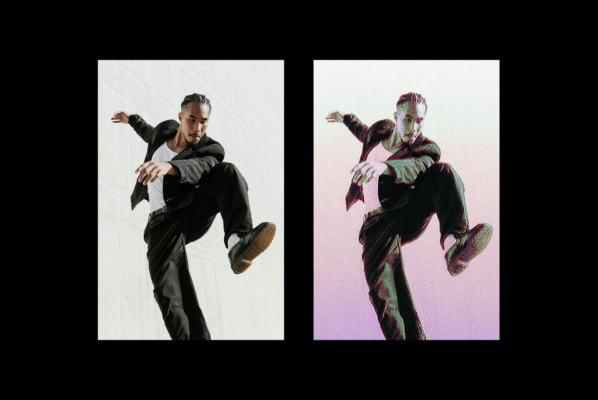 Old VHS Glitch Photo Effect 7