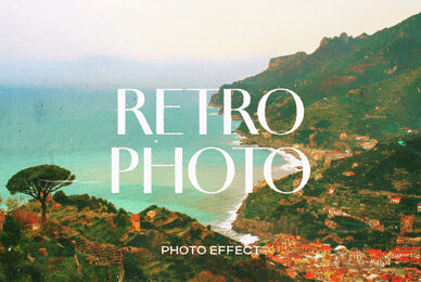 Cinematic Retro Paper Photo Effect