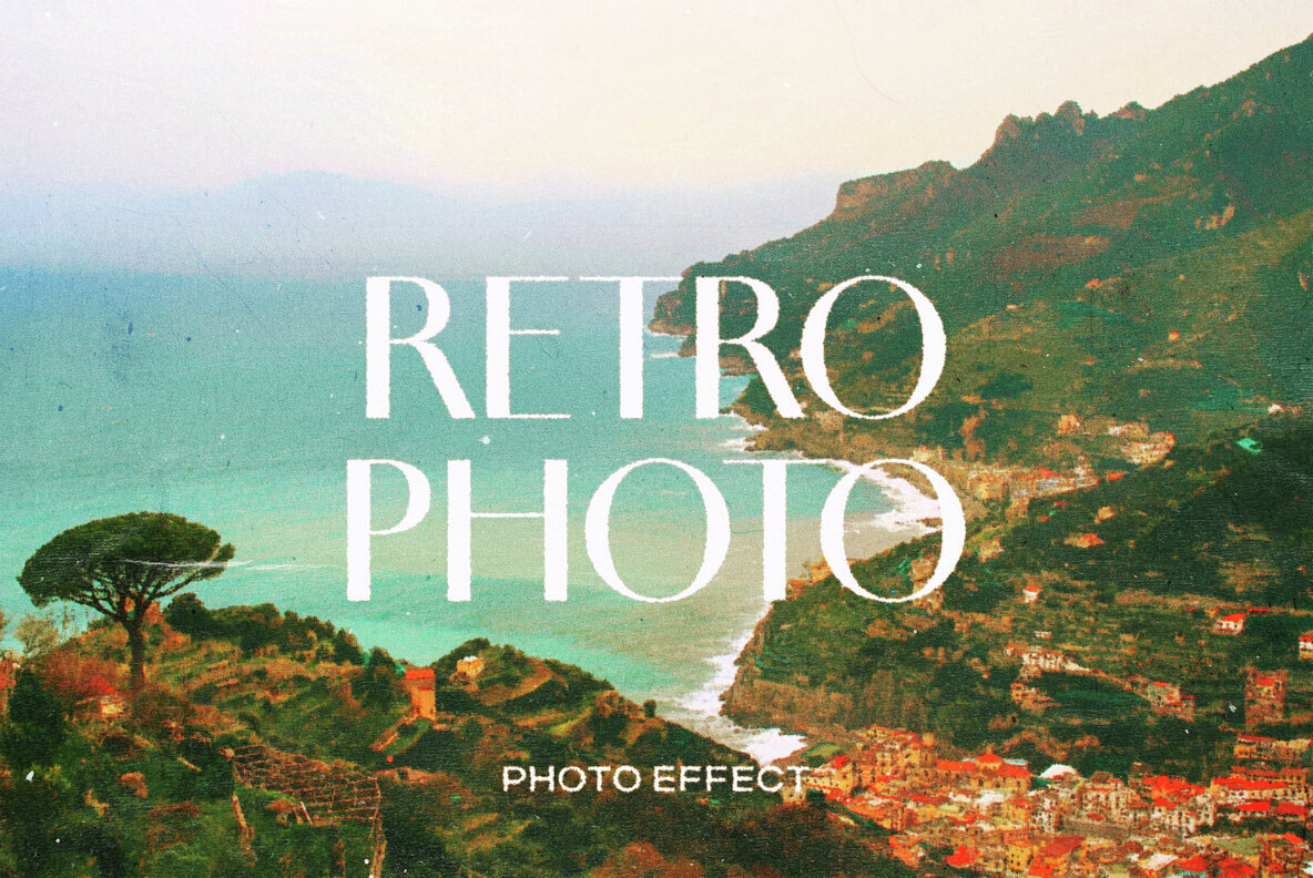 Cinematic Retro Paper Photo Effect 1