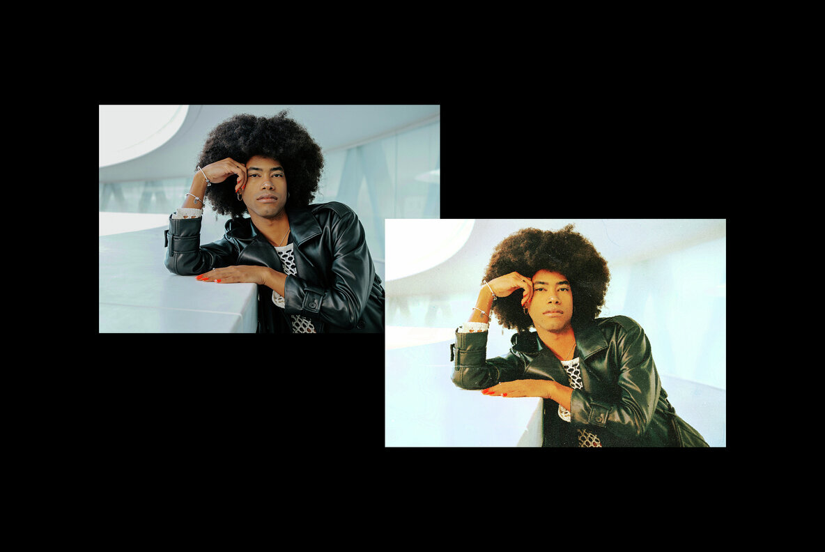 Cinematic Retro Paper Photo Effect 2