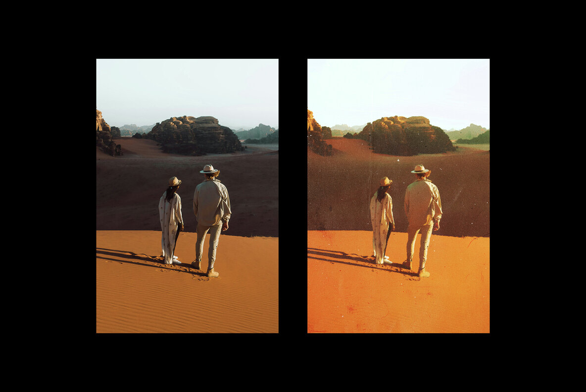 Cinematic Retro Paper Photo Effect 5