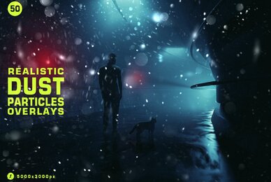 Dust Particles Photo Overlays