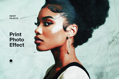 Retro Print Photo Effect