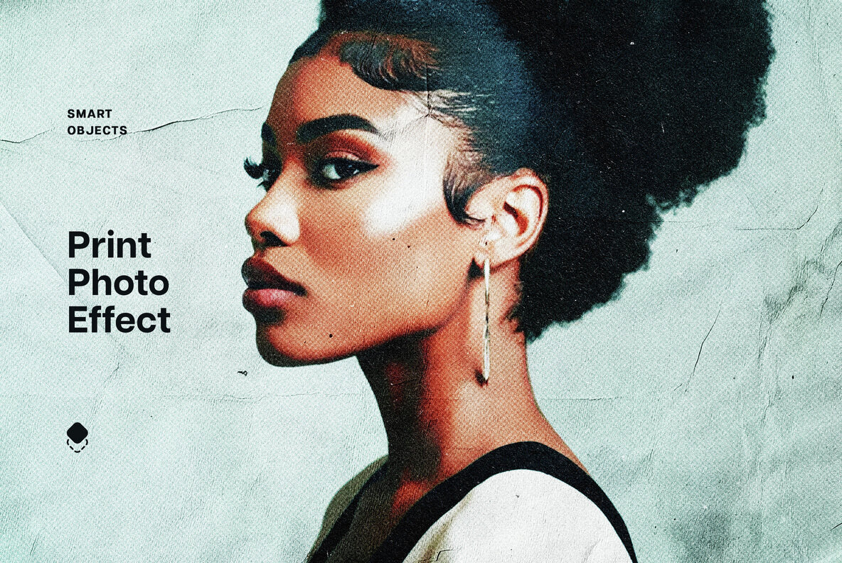 Retro Print Photo Effect 1